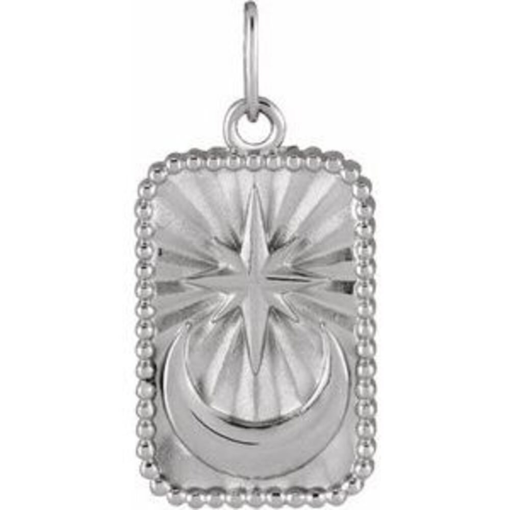 Sterling Silver Crescent Moon Pendant
